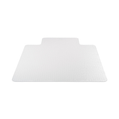 deflecto SuperMat Frequent Use Chair Mat for Medium Pile Carpet, 46 x 60, Wide Lipped, Clear (DEFCM14432F)