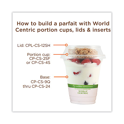 World Centric PLA Clear Cold Cups, 20 oz, Clear, 1,000/Carton (WORCPCS20)