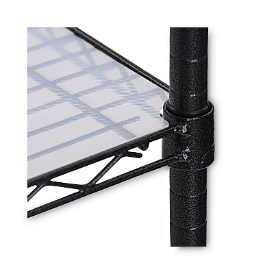 Alera Shelf Liners For Wire Shelving, Clear Plastic, 48w x 18d, 4/Pack (ALESW59SL4818)
