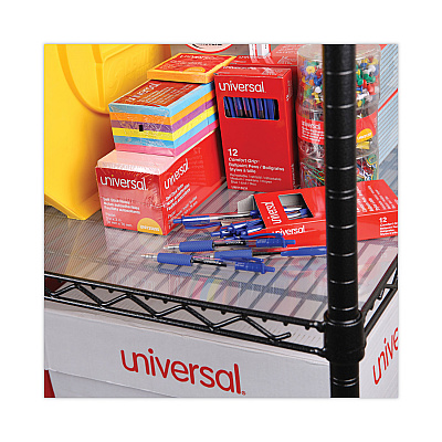 Alera Shelf Liners For Wire Shelving, Clear Plastic, 36w x 24d, 4/Pack (ALESW59SL3624)