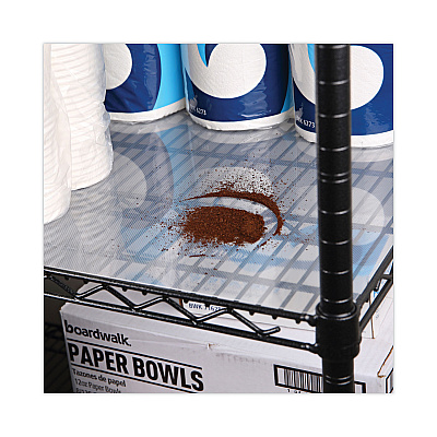Alera Shelf Liners For Wire Shelving, Clear Plastic, 36w x 24d, 4/Pack (ALESW59SL3624)