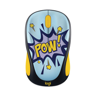 Logitech Design Collection Wireless Optical Mouse, 2.4 GHz Frequency/33 ft Wireless Range, Left/Right Hand Use, Pow (LOG910006122)