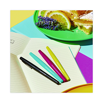 Paper Mate Flair Scented Felt Tip Porous Point Pen, Stick, Medium 0.7 mm, Assorted Ink and Barrel Colors, 6/Pack (PAP2125407)