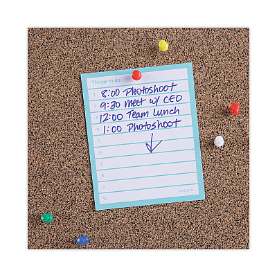 Universal Tech Cork Board, 48 x 36, Brown Surface, Black Aluminum Frame (UNV43023)
