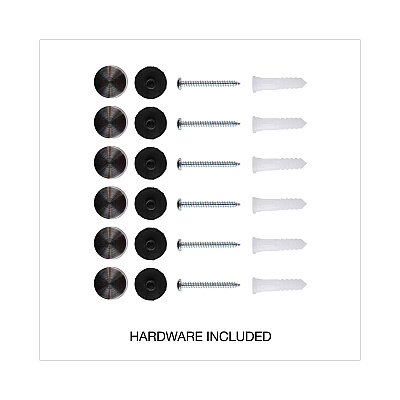 Universal Frameless Glass Marker Board, 72 x 48, White Surface (UNV43234)