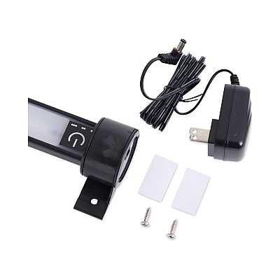 Alera Under Cabinet LED Strip Lamp, 24w x 2d x 2.88h, Black (ALELEDUC24B)