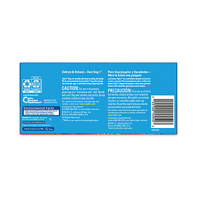 Ziploc Seal Top Bags, Quart, 7.44" x 7", Clear, 80/Box (SJN314471)