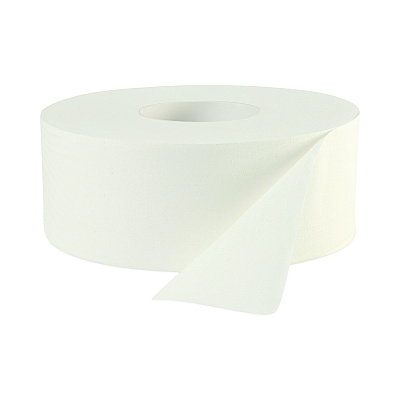 Boardwalk JRT Bath Tissue, Jumbo, Septic Safe, 2-Ply, White, 3.3" x 1,000 ft, 12 Rolls/Carton (BWK6100B)