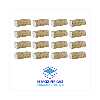 Boardwalk Multifold Paper Towels, 1-Ply, 9 x 9.45, White, 250 Towels/Pack, 16 Packs/Carton (BWK6200)