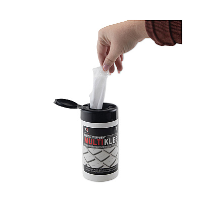 Read Right Office Equipment MultiKleen Wet Wipes, Cloth, 5.44 x 6.38, 75/Tub (REARR1407)