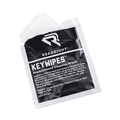 Read Right KeyWipes Keyboard Wet Wipes, 6.88 x 5, Unscented, 18/Box (REARR1233)