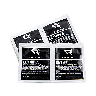Read Right KeyWipes Keyboard Wet Wipes, 6.88 x 5, Unscented, 18/Box (REARR1233)