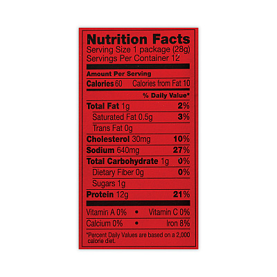 Jack Links Beef Steak, Original, 1 oz, 12/Box (GRR27800002)