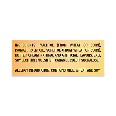 Werther's Original Sugar Free Chewy Caramel Candy, 1.46 oz Bag, 12 Bags/Carton (GRR30200005)