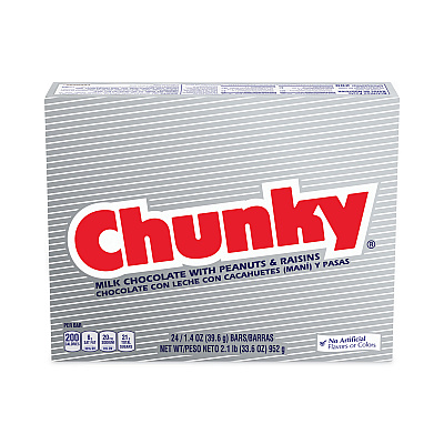Nestl Chunky Bar, Individually Wrapped, 1.4 oz, 24/Carton (GRR20900162)