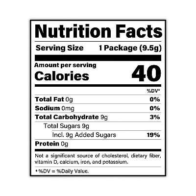 POP ROCKS Sugar Candy, Blue Raspberry, 0.33 oz Pouches, 24/Carton (GRR20900230)