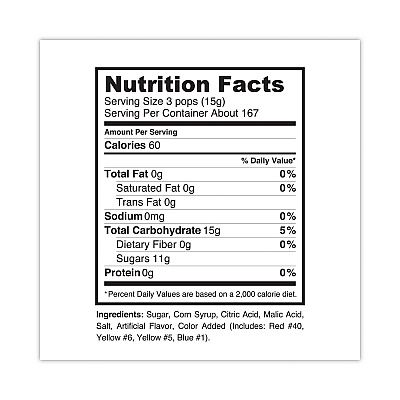 Spangler Dum-Dum-Pops, 15 Assorted Flavors, 500 Pieces/Bag (GRR22000772)