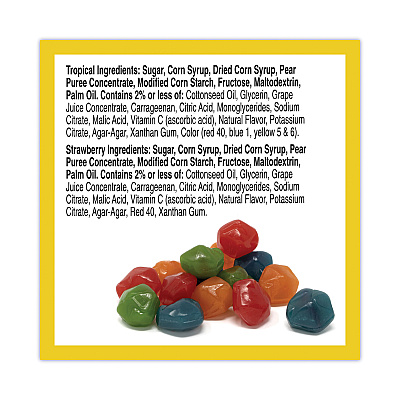 Betty Crocker Fruit Gushers Fruit Snacks, Strawberry and Tropical Fruit Flavors, 0.8 oz, 42 Pouches/Carton (GRR22001036)
