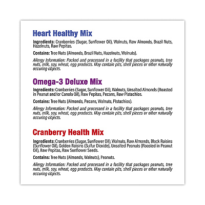 Nature's Garden Healthy Trail Mix Snack Packs, 1.2 oz Pouch, 50 Pouches/Carton (GRR29400009)