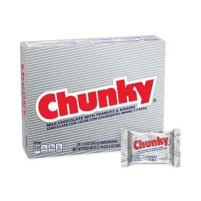 Nestl Chunky Bar, Individually Wrapped, 1.4 oz, 24/Carton (GRR20900162)