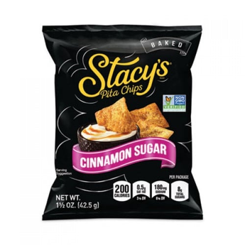 Stacy's Pita Chips, 1.5 oz Bag, Cinnamon Sugar, 24/Carton, Delivered in 1-4 Business Days (20900651)