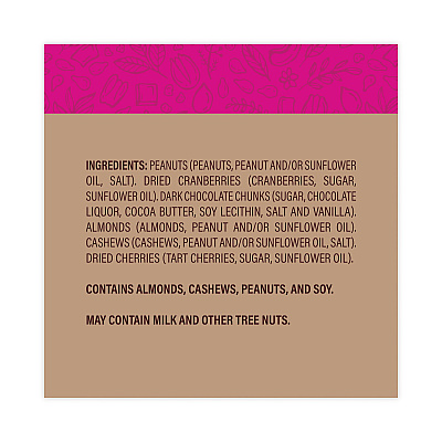 Second Nature Wholesome Medley Trail Mix, 1.5 oz Bag, 16 Bags/Carton (GRR28800013)