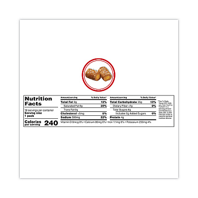 Combos Baked Snacks, 1.8 oz Bag, Cheddar Cheese Pretzel, 18 Bags/Carton (GRR20900409)