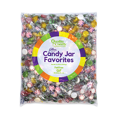 Gilliam Candy Jar Favorites, Assorted Flavors, 5 lb, 90 Pieces/Jar (GRR21000052)