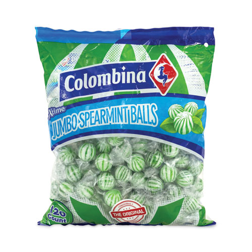 Colombina Jumbo Spearmint Balls, 38.1 oz Bag, 120 Count, Delivered in 1-4 Business Days (20900022)