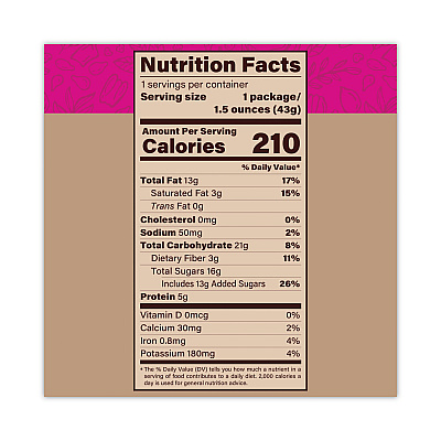 Second Nature Wholesome Medley Trail Mix, 1.5 oz Bag, 16 Bags/Carton (GRR28800013)