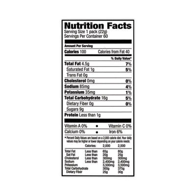 Green Rabbit Oreo Chocolate Sandwich Cookies, 0.78 Oz Pack, 2 Cookies/pack, 60 Packs/box, Ships In 1-3 Business Days (GRR30400072)