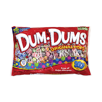 Spangler Dum-Dum-Pops, 14 Assorted Flavors, 360 Pieces/Carton (GRR22000055)