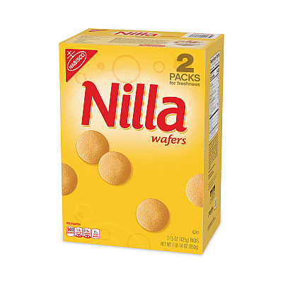Nabisco Nilla Wafers, 15 oz Box, 2 Boxes/Pack (GRR22000427)