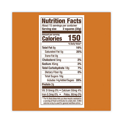 Ghirardelli Milk Chocolate and Caramel Chocolate Squares, 15.96 oz Bag (GRR30001035)