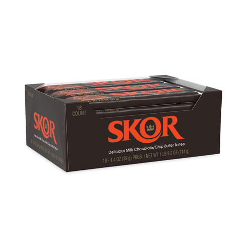 SKOR Candy Bar, 1.4 oz Bar, 18/Box, Ships in 1-3 Business Days (20902450)