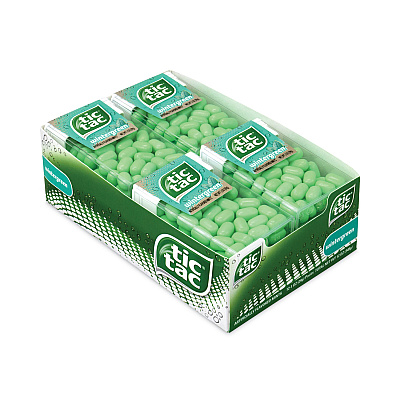 Tic Tac Breath Mints, Wintergreen, 1 oz Bottle, 12 Bottles/Carton (GRR24100012)