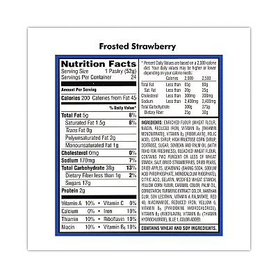 Kellogg's Pop Tarts, Brown Sugar Cinnamon/Strawberry, 2 Tarts/Pouch, 12 Pouches/Pack, 2 Packs/Carton (GRR22000456)