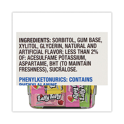 Nestl Laffy Taffy, Assorted Flavors, 3.08 lb Tub, 145 Wrapped Pieces/Tub (GRR20900119)