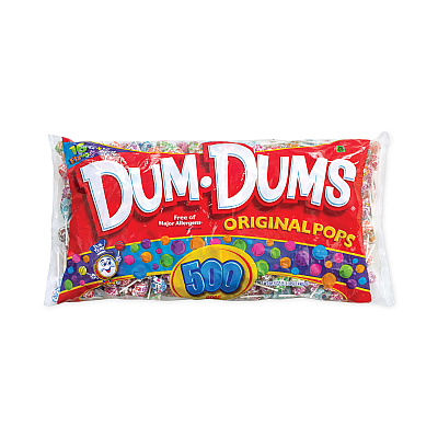 Spangler Dum-Dum-Pops, 15 Assorted Flavors, 500 Pieces/Bag (GRR22000772)