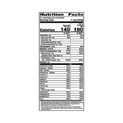 Cheerios Honey Nut Cereal, 27.5 oz Box, 2/Carton (GRR22000728)