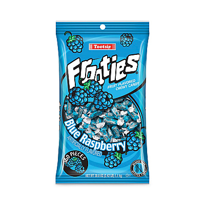 Tootsie Roll Frooties, Blue Raspberry, 38.8 oz Bag, 360 Pieces/Bag (GRR20900086)