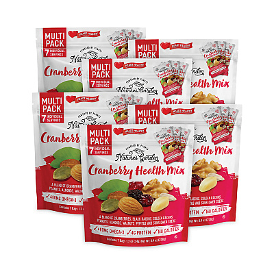 Nature's Garden Cranberry Health Mix, 1.2 oz Pouch, 6 Pouches/Pack (GRR29400005)