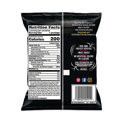 Stacy's Pita Chips, 1.5 oz Bag, Cinnamon Sugar, 24/Carton (GRR20900651)