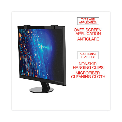Innovera Protective Antiglare LCD Monitor Filter for 17" to 18" Flat Panel Monitor (IVR46402)