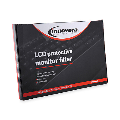 Innovera Protective Antiglare LCD Monitor Filter for 21.5" to 22" Widescreen Flat Panel Monitor, 16:9/16:10 Aspect Ratio (IVR46405)