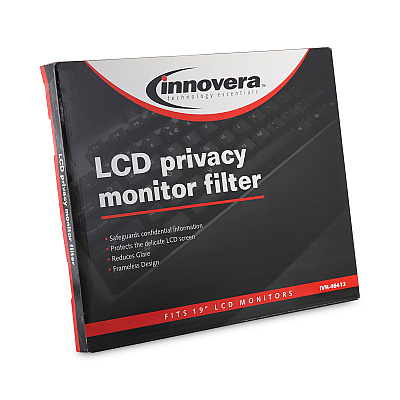 Innovera Premium Antiglare Blur Privacy Monitor Filter for 19" to 20" Flat Panel Monitor (IVR46413)