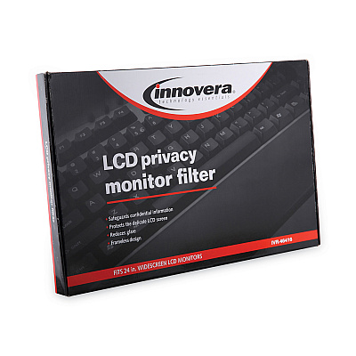 Innovera Premium Antiglare Blur Privacy Monitor Filter for 24" Widescreen Flat Panel Monitor, 16:9/16:10 Aspect Ratio (IVR46416)