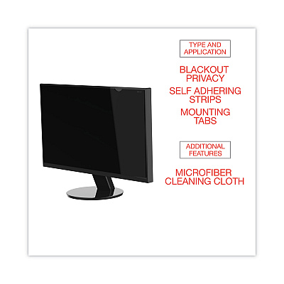 Innovera Blackout Privacy Filter for 14" Widescreen Laptop, 16:9 Aspect Ratio (IVRBLF140W)