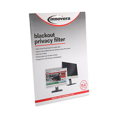 Innovera Blackout Privacy Filter for 15.6" Widescreen Laptop, 16:9 Aspect Ratio (IVRBLF156W)