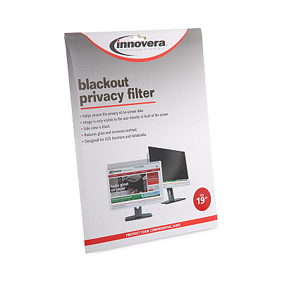 Innovera Blackout Privacy Filter for 19" Flat Panel Monitor (IVRBLF190)